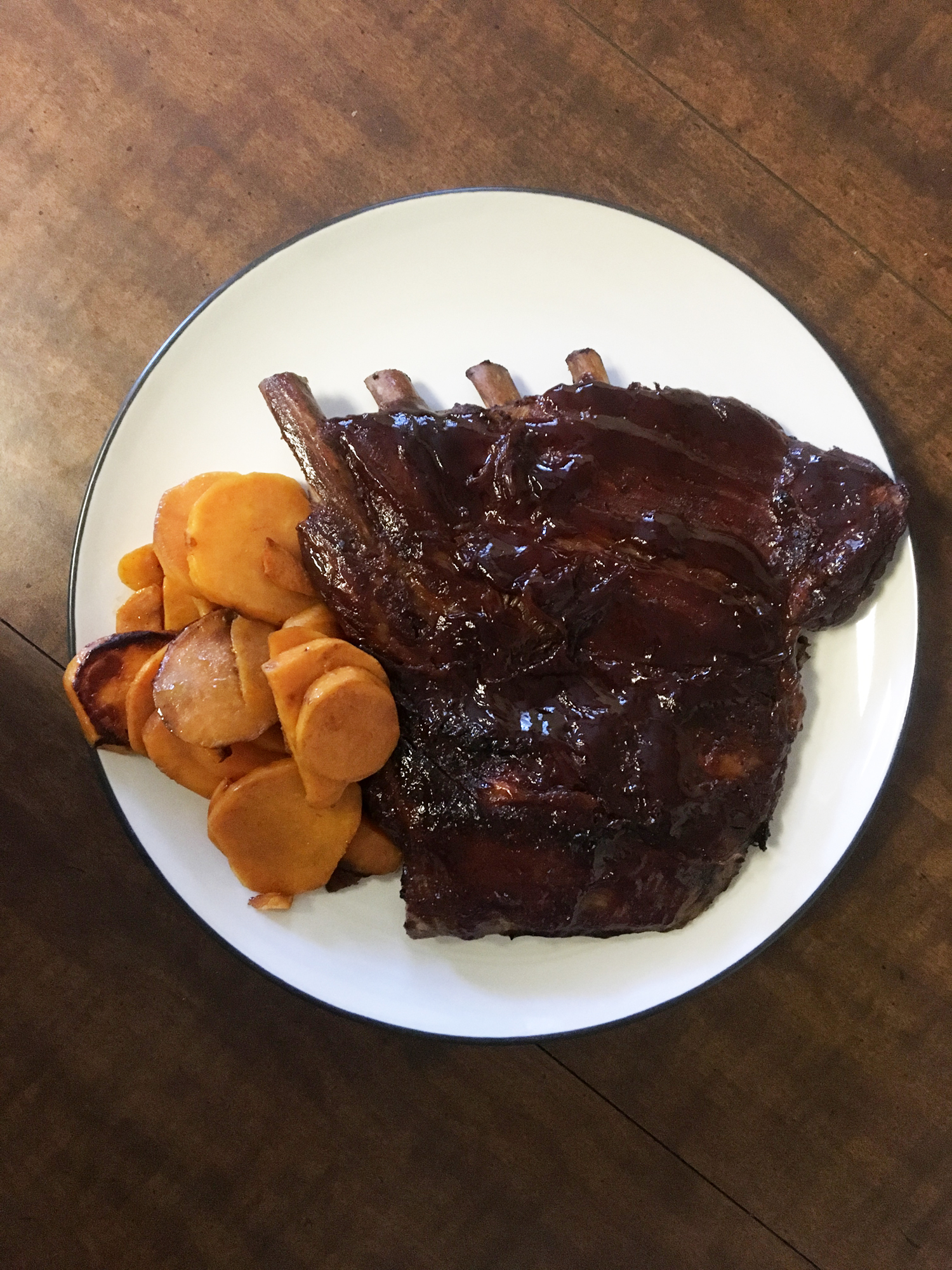 Ribs with Sweet Potatoes